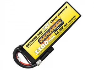 3200mAh 4S 14.8v 60C LiPo Battery - Overlander Extreme Pro - Deans