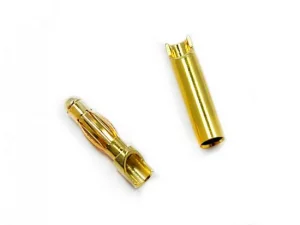 Overlander 4mm Gold Connectors in 10prs