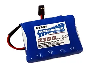 Overlander Nimh Battery Pack LSD AA 2300mAh 6V Receiver Flat Premium Sport
