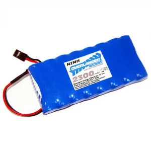 Overlander Nimh Battery Pack LSD AA 2300mah 9.6v Futaba TX Flat Premium Sport