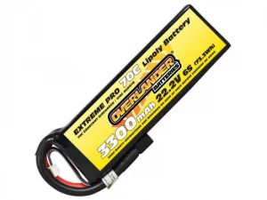 3300mAh 6S 22.2v 70C LiPo Battery - Overlander Extreme Pro