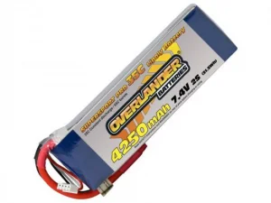 4250mAh 2S 7.4v 35C LiPo Battery - Overlander Supersport