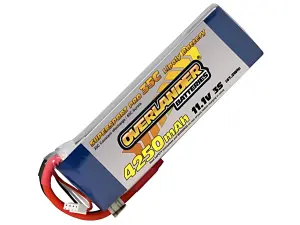 4250mAh 3S 11.1V 35C LiPo Battery - Overlander Supersport