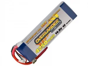 4250mAh 4S 14.8v 35C LiPo Battery - Overlander Supersport