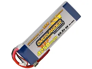 4250mAh 6S 22.2V 35C LiPo Battery - Overlander Supersport