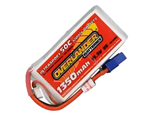Ultrasport 1350mAh 50C 3S 11.1 LiPo Battery With EC3 Connector - Fits Blade 300 X