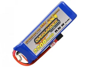 Overlander Sport LiPo 2200MAh 3S 11.1v - 35C With Deans Connector