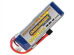 2200mAh 4S 14.8v 35C LiPo Battery - Overlander Supersport - Deans