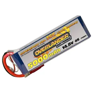 5000mAh 4S 14.8V 35C LiPo Battery - Overlander Supersport Pro