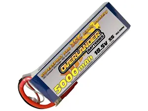 5000mAh 5S 18.5V 35C LiPo Battery - Overlander Supersport
