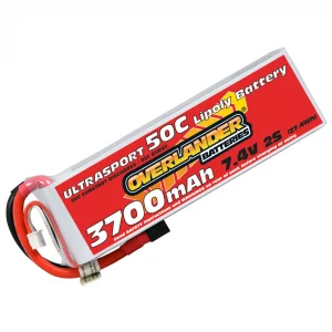 3700mAh 2S 7.4v 45C LiPo Battery - Overlander Ultrasport