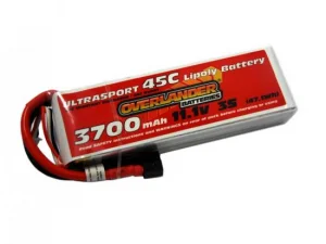 3700mAh 3S 11.1v 45C LiPo Battery - Overlander Ultrasport