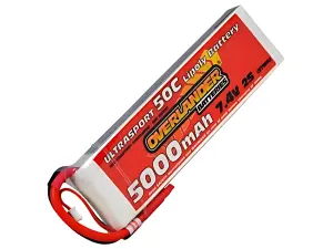 5000mAh 2S 7.4V 50C LiPo Battery - Overlander Ultrasport