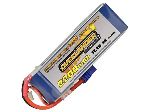 Overlander Sport LiPo 2200mAh 3S 11.1V - 35C With EC3 Connector