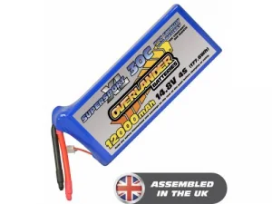 12000mAh 4S 14.8v 30C LiPo Battery - Overlander SupersportXL