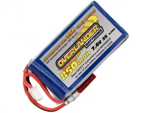 850mAh 2S 7.4v 35C LiPo Battery with BEC connector - Overlander Supersport