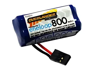Overlander Panasonic Eneloop 800mAh AAA 4.8V RX Receiver Battery Pack Square