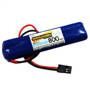 Overlander Panasonic Eneloop 800mAh AAA 4.8v RX Receiver Battery Pack Config 9