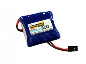 Overlander Panasonic Eneloop 800mAh AAA 6v RX Receiver Battery Pack Flat