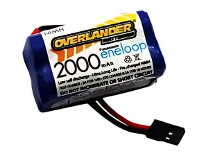 Overlander Panasonic Eneloop 2000mAh AA 4.8V Receiver RX Square
