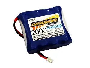 Overlander Panasonic Eneloop 2000mAh AA 4.8V Transmitter TX Flat Spektrum DX8