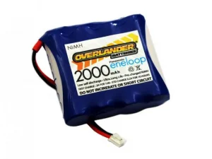 Overlander Panasonic Eneloop 2000mAh AA 4.8v Transmitter TX Flat Spektrum DX8