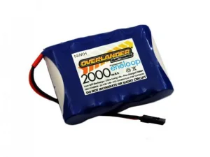 Overlander Panasonic Eneloop 2000mAh AA 6v Receiver RX Flat
