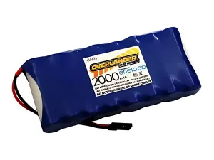 Overlander Panasonic Eneloop 2000mAh AA 9.6V Transmitter TX Flat