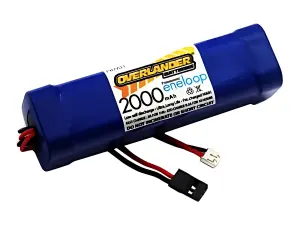 Overlander Panasonic Eneloop 2000mAh AA 9.6V Transmitter TX Square