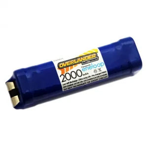 Overlander Panasonic Eneloop 2000mAh AA 9.6v Transmitter TX Square Push Fit
