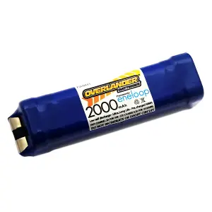Overlander Panasonic Eneloop 2000mAh AA 9.6V Transmitter TX Square Push Fit