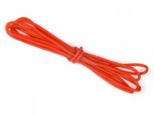Overlander 0.6mm Soft Silicone Multi Strand Wire 22AWG Red - 1m Length