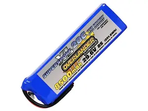 8500mAh 8S 29.6V 20C LiPo Battery - Overlander Supersport-Light XL