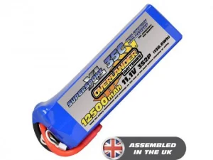 12500mAh 3S2P 11.1v 35C LiPo Battery - Overlander SupersportXL