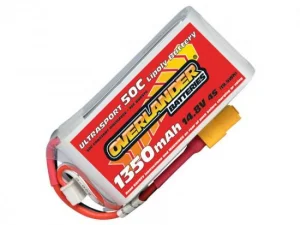 1350mAh 4S 14.8v 50C LiPo Battery with XT60 Connector - Overlander Ultrasport