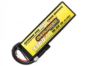 3300mAh 5S 18.5v 70C LiPo Battery - Overlander Extreme Pro - Deans