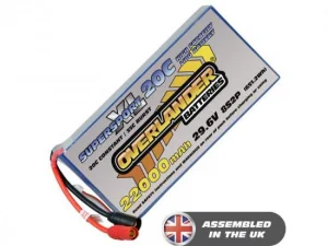 22000mAh 8S 29.6v 20C Lipo Battery - Overlander SupersportXL