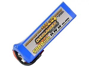 5800mAh 3S 11.1V 35C LiPo Battery - Overlander Supersport Pro
