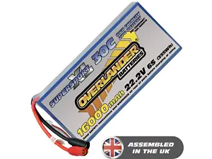 16000mAh 6S 22.2V 30C LiPo Battery - Overlander SupersportXL