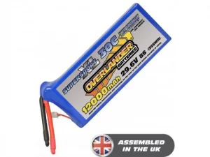12000mAh 8S 29.6v 30C LiPo Battery - Overlander SupersportXL