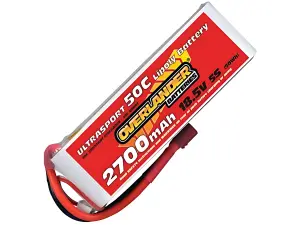 2700mAh 5S 18.5V 50C LiPo Battery - Overlander Ultrasport - Deans