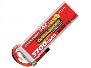 3700mAh 5S 18.5v 50C LiPo Battery - Overlander Ultrasport - Deans