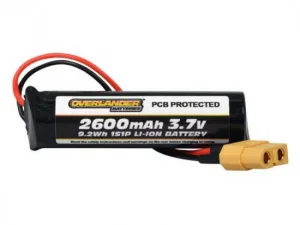 Overlander 2600mAh 1S 3.7v Li-Ion Battery with PCB