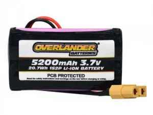 Overlander 5200mAh 1S2P 3.7v Li-Ion Battery with PCB