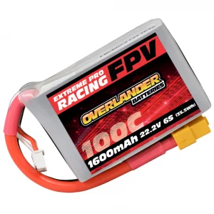 Overlander 1600mAh 6S 22.2V 100C LiPo Battery