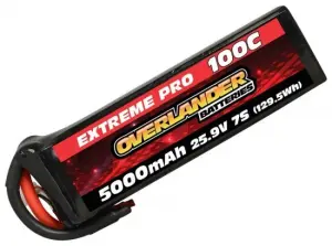 5000mAh 7S 25.9v 100C LiPo Battery - Overlander Extreme Pro
