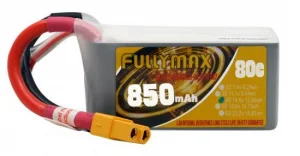 Overlander Fullymax 850mAh 14.8V 4S 80C FPV LiPo Battery