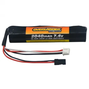 Overlander 2040mAh 7.4V 2S Config 3 Li-Ion Battery