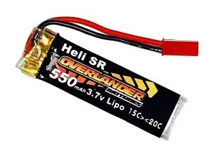 600mAh 1S 3.7V 20C LiPo Battery (1) for Blade 120 SR / Ares Ethos QX130 - Overlander Heli / Quadcopter upgrade