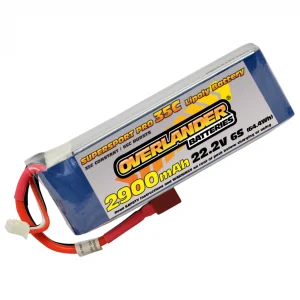 Overlander 2900mAh 22.2V 6S 35C Supersport Pro LiPo Battery